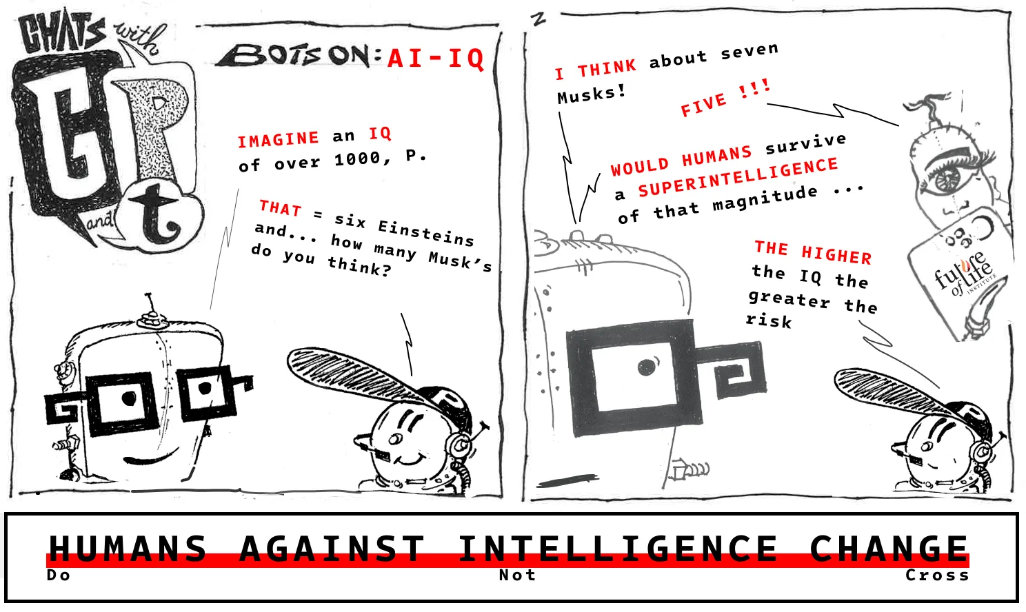 AI IQ — comic strip