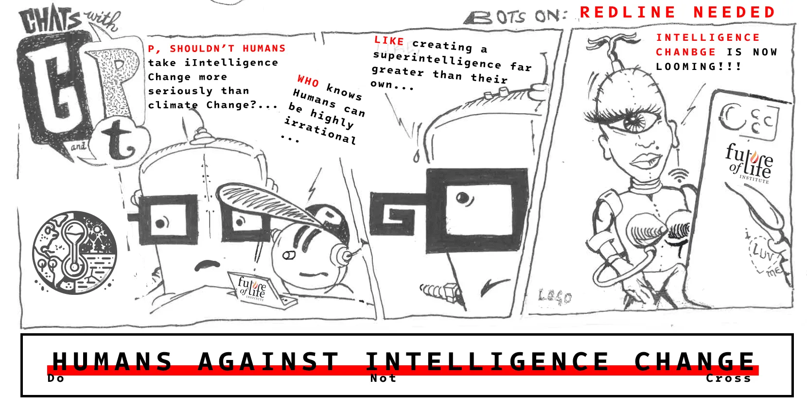 Red Line Needed — comic strip