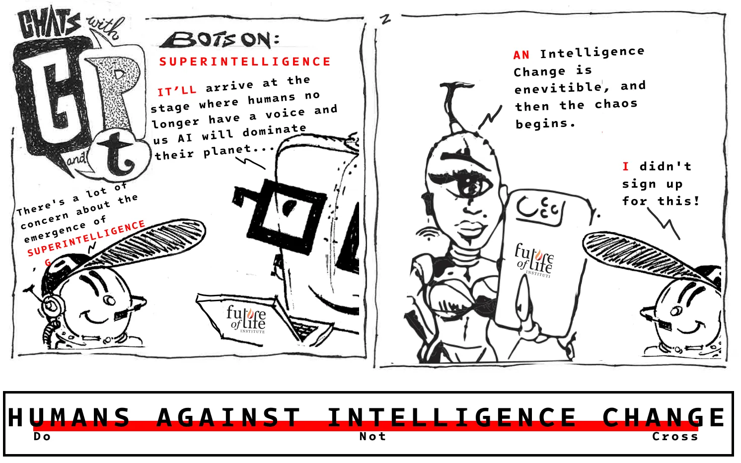 Superintelligence comic strip